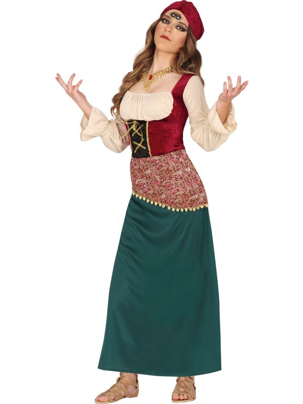 Lange Waarzegster Jurk Meisjes 14-16 Jaar