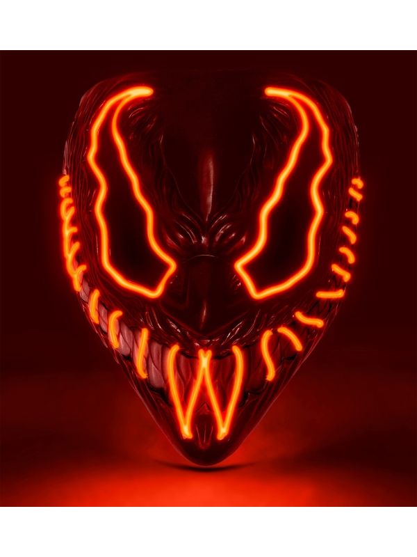 Led Monstermasker Rood Dames Heren