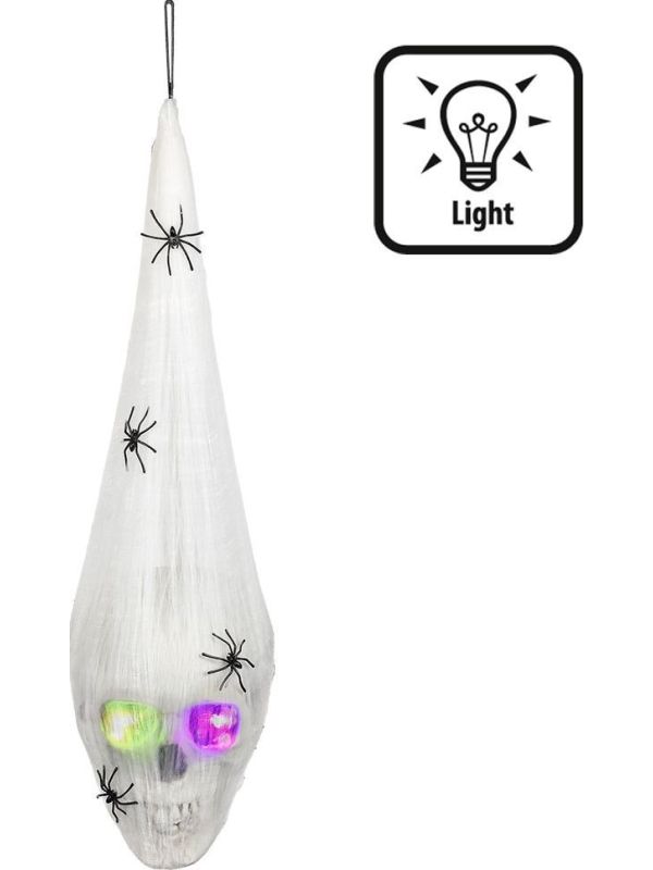Led-Spooky Schedel Spinnenweb Decoratie
