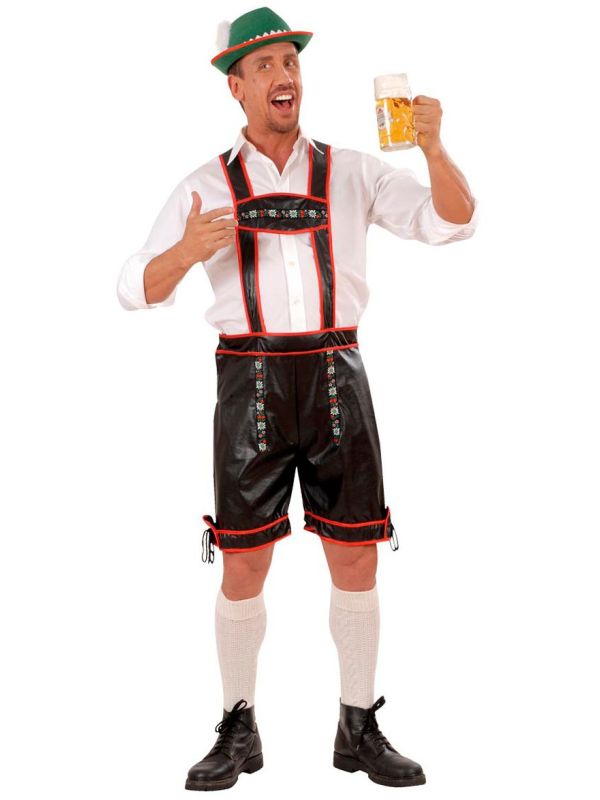 Lederhose Lederlook Kostuum