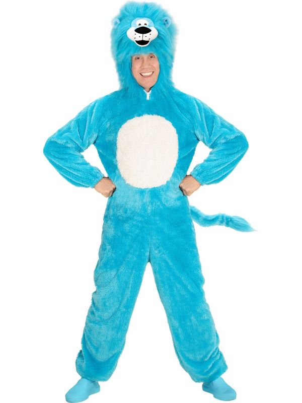 Leeuw Carnaval Blauw
