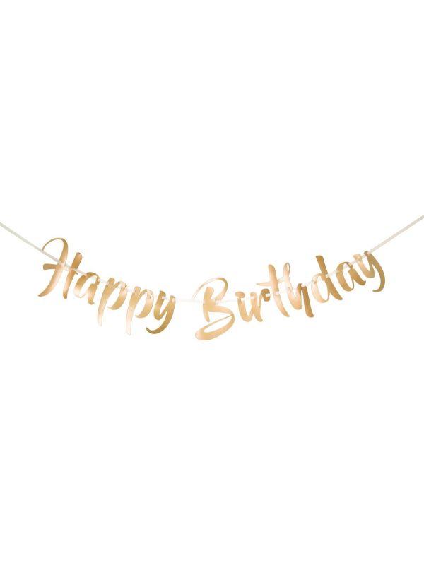 Letterslinger Happy Birthday Luxe Goud