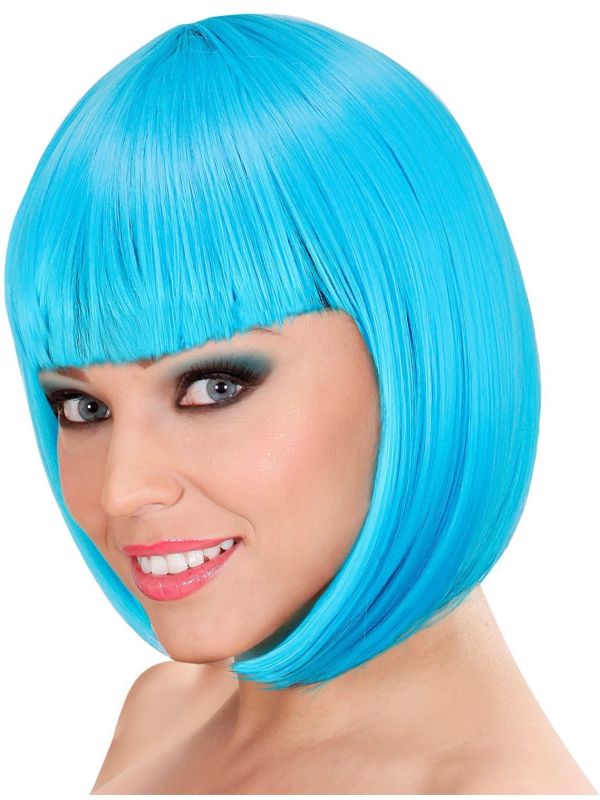 Licht Blauwe Lou Lou Pruik