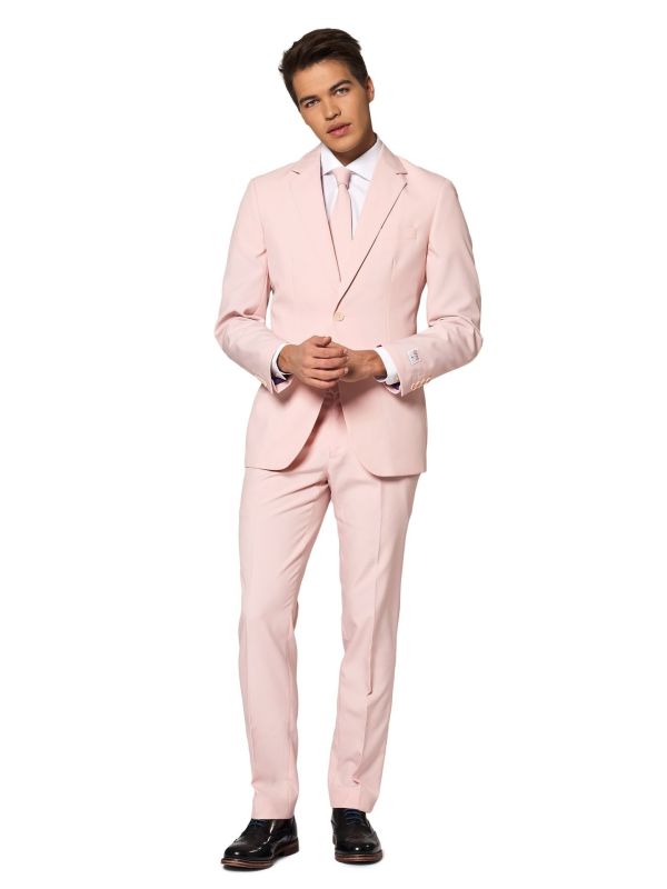 Licht Roze Opposuits Kostuum