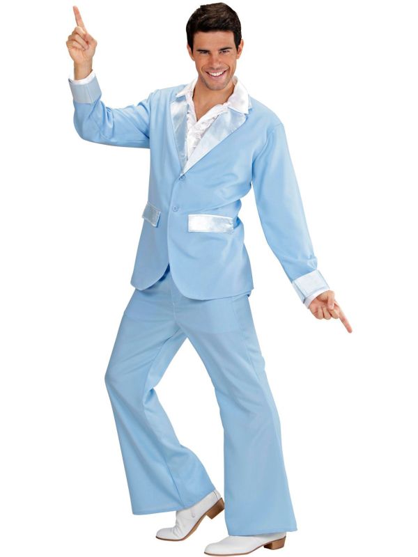 Lichtblauw Disco Kostuum