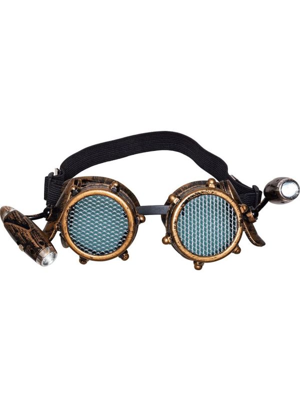 Lichtgevende Shinepunk Steampunk Bril