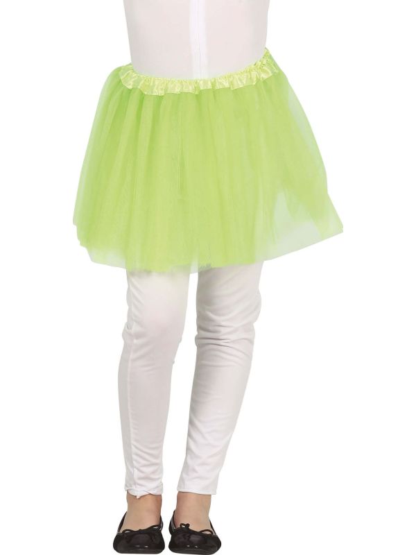 Lichtgroene Basic Tutu Rokje Kind