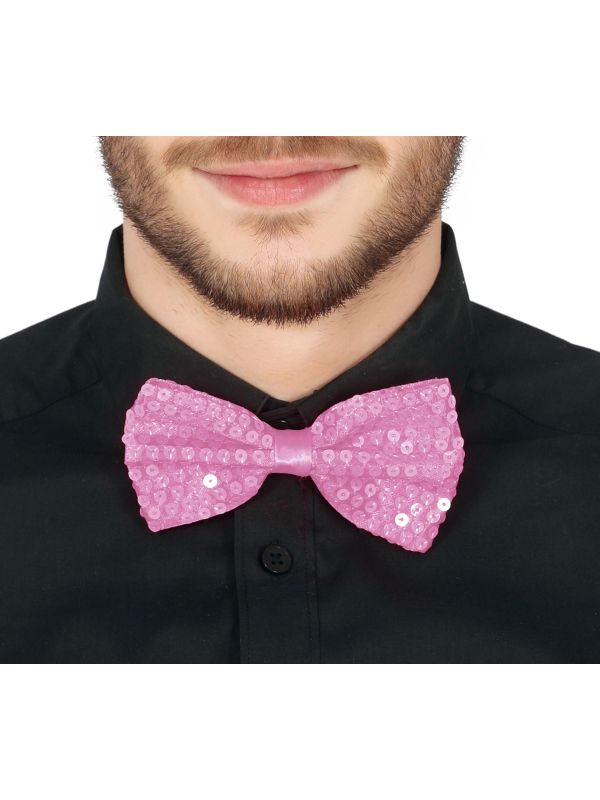 Lichtroze Pailletten Strik