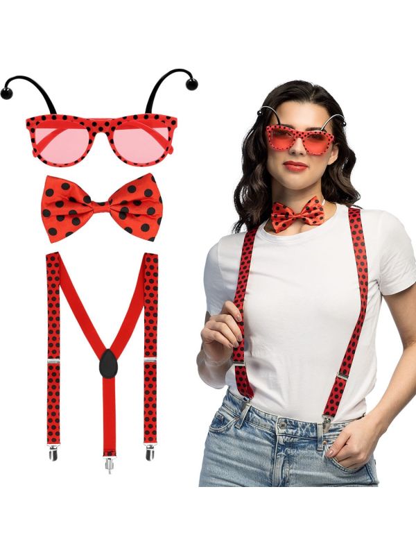 Lieveheersbeestje Party Set Volwassenen