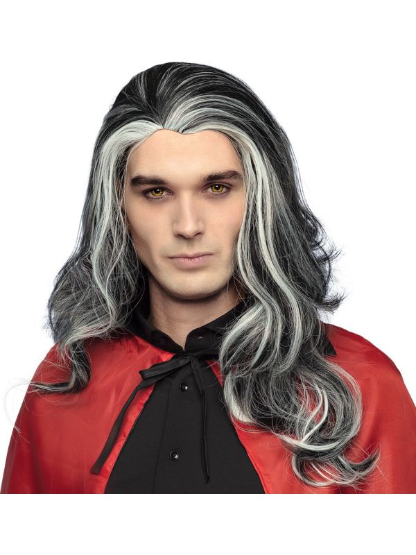 Louis Vampier Pruik Lang Heren