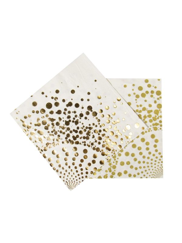 Luxe Gouden Hbd Servetten 20 Stuks