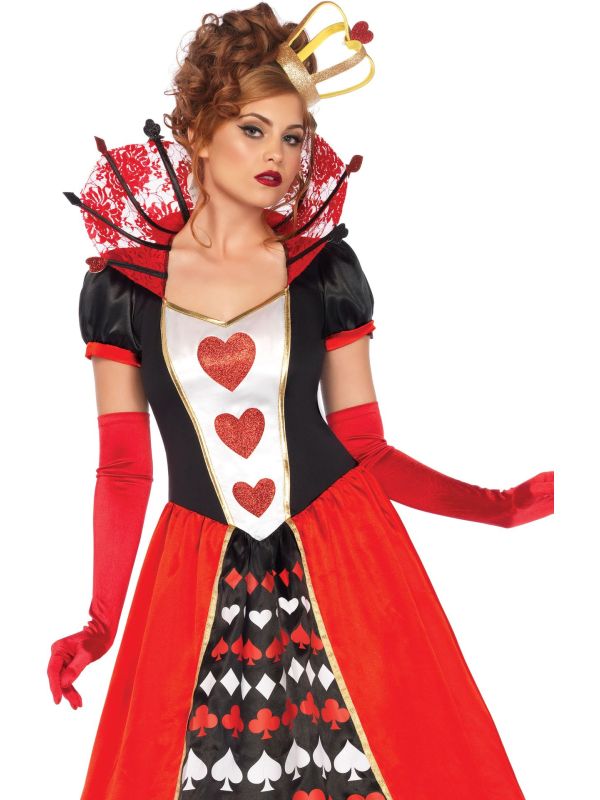 Luxe Hartenkoningin Kostuum