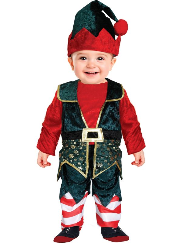 Luxe Kerst Elf Kostuum Baby