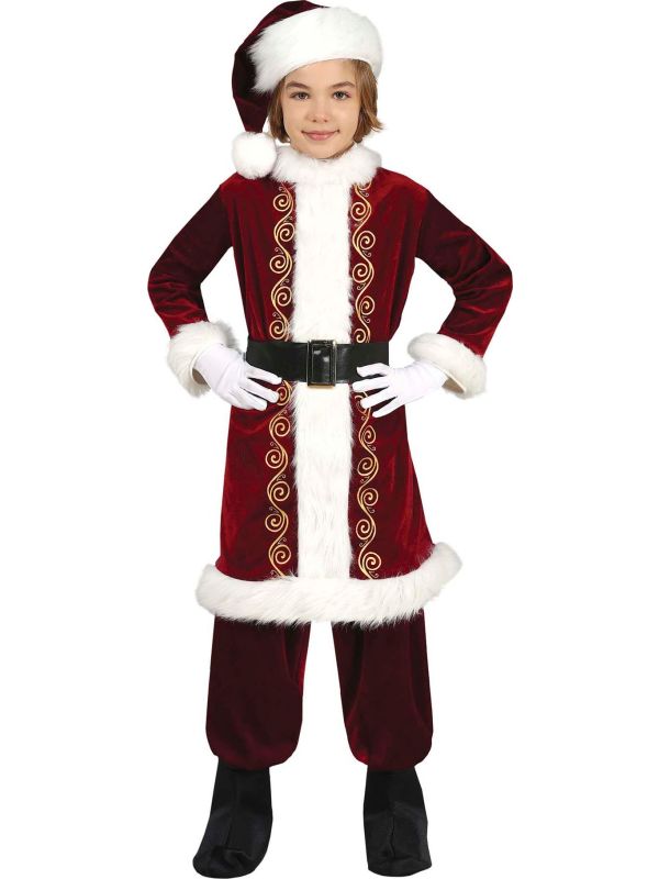 Luxe Kerstman Kostuum Kind