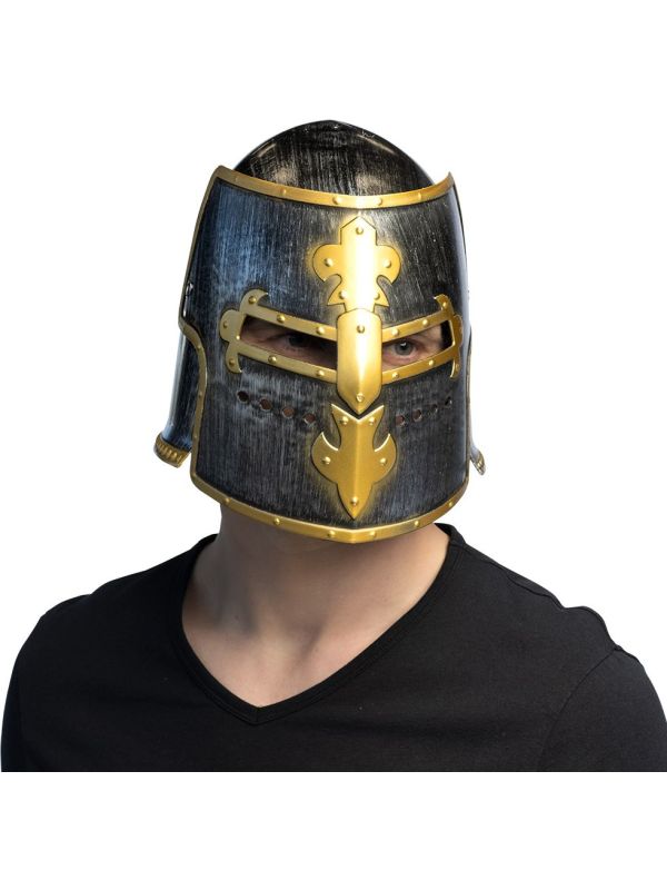 Luxe Kruisvaarders Helm Zwart Goud