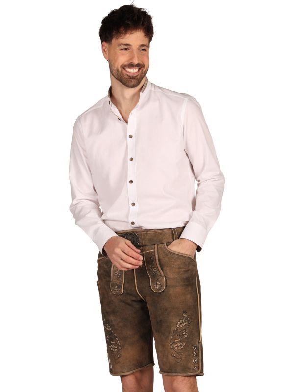 Luxe Lichtbruine Lederhose Geitenleer Heren Oktoberfest