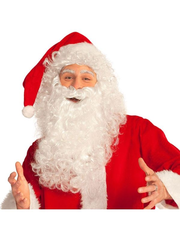 Luxe Pluche Kerstman Muts