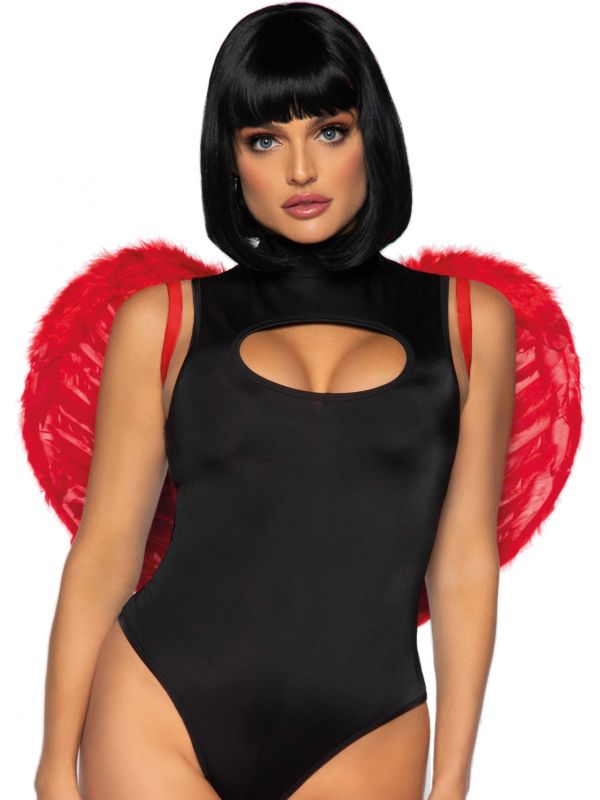 Luxe Rode Veren Duivel Vleugels