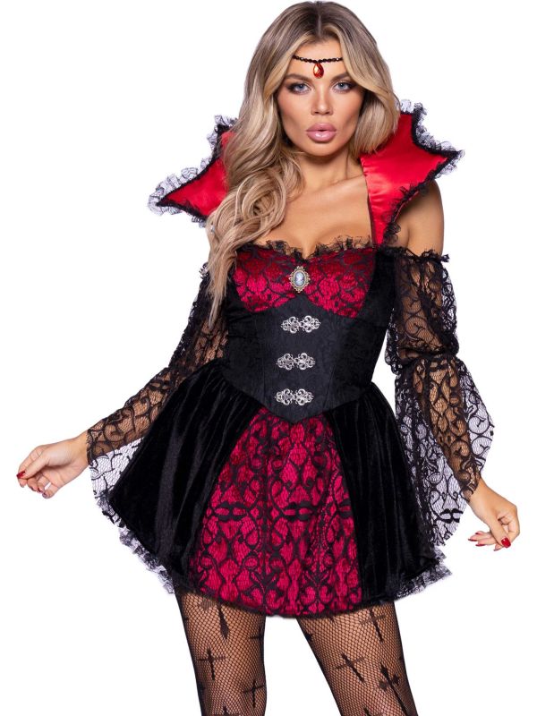 Luxe Victoriaanse Vampier Jurk