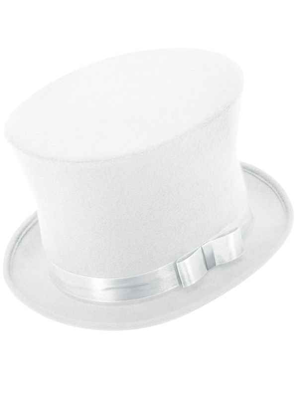 Luxe Witte Hoge Hoed