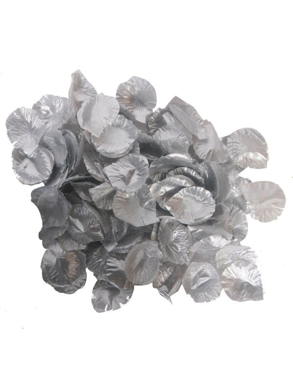 Luxe Zilverkleurige Rozenblaadjes