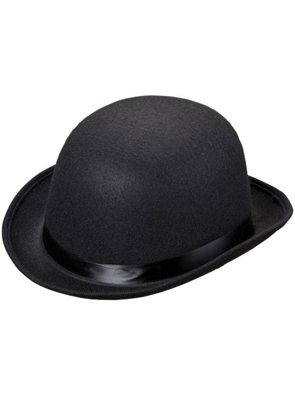Luxe Zwarte Bolhoed