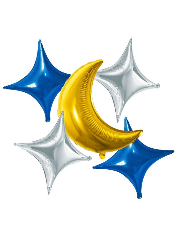 Maan & Ster Folieballonnenset Suikerfeest 5 Stuks