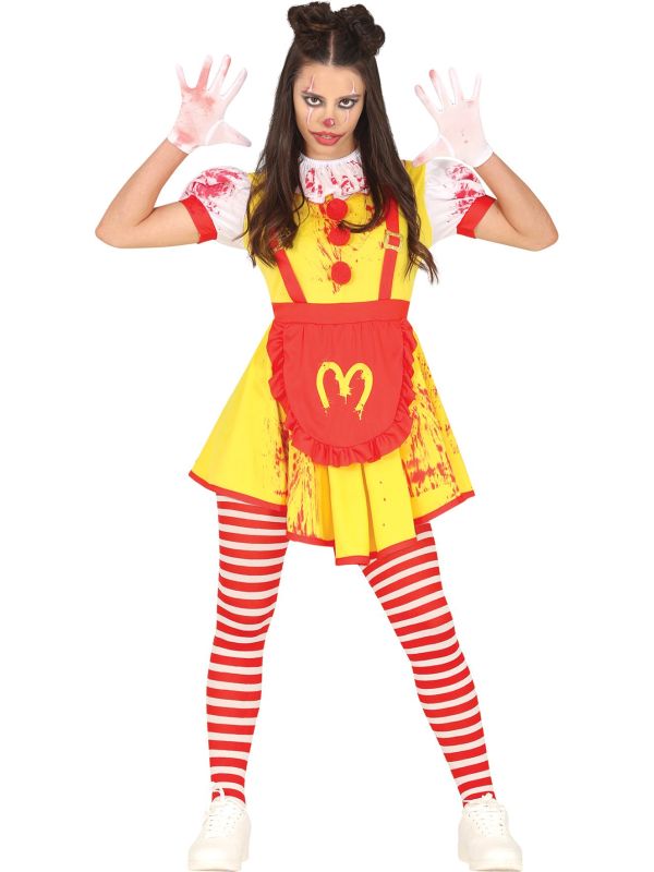 Mac Donalds Killerclown Jurkje Meisjes 14-16 Jaar