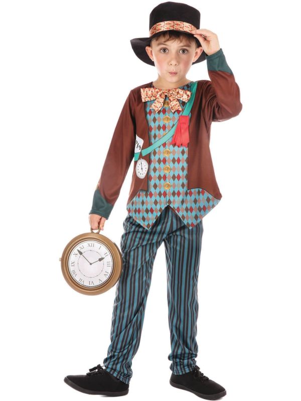 Mad Hatter Jongens Kostuum Wonderland