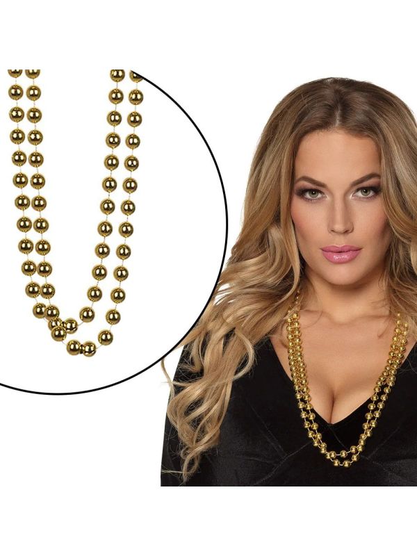 Magali Dubbele Parelketting Goud