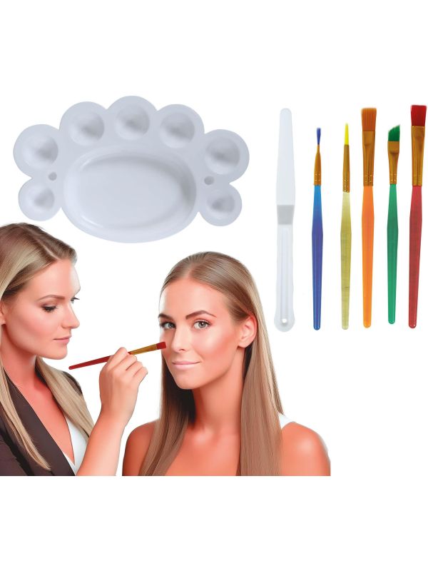 Make-Up set Meerkleurige Borstels