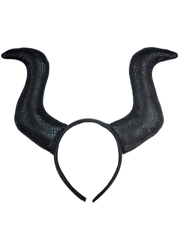 Malefica Hoorns Haarband Zwart Meisjes Dames