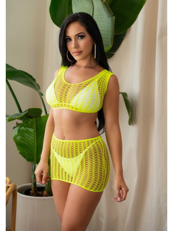 Mara Neon Gele Festival Set