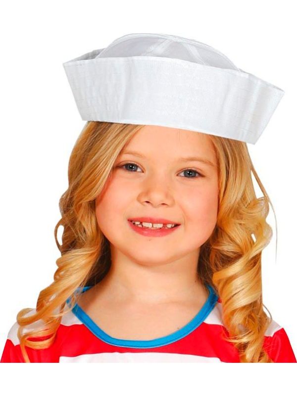 Matroos Hoedje Wit Kind