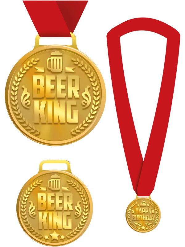 Medaille Bierkoning Goud