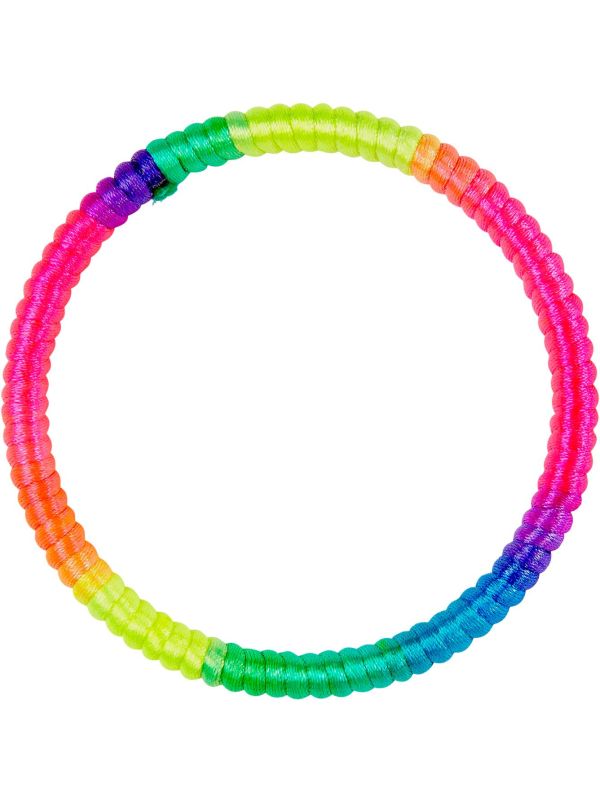 Meerkleurige Neon Armband