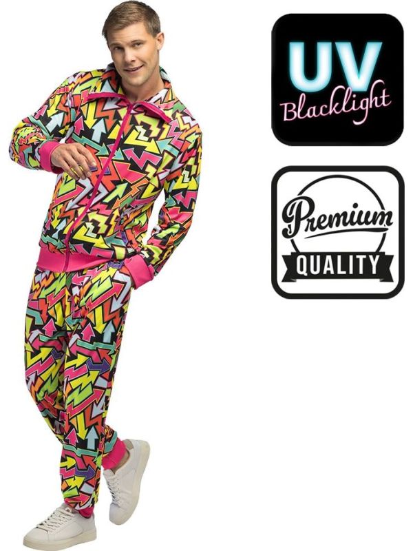 Meerkleurige Street Art Trainingspak Heren