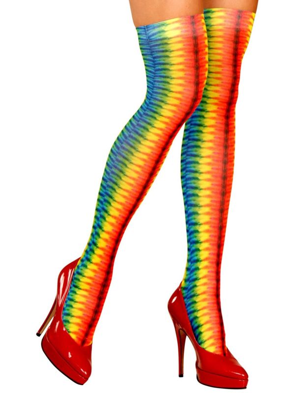 Meerkleurige Thigh Highs