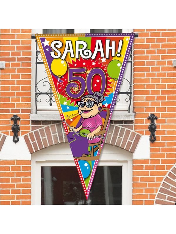 Megavlag Sarah Knalfeest 50 Jaar 150cm