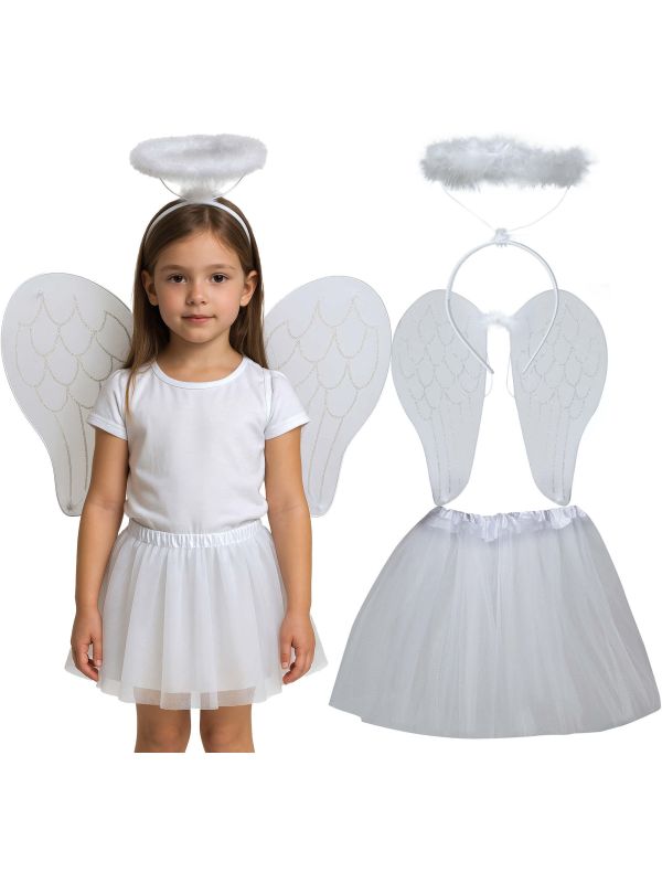 Meisjes Engelen set Wit