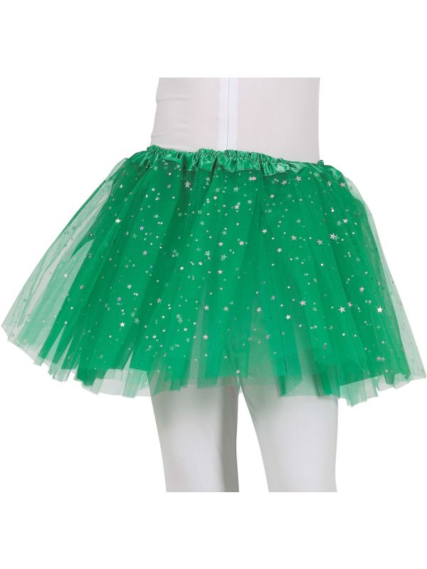 Meisjes Tutu Sterren Groen 30cm