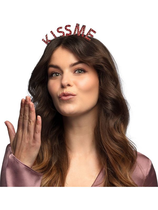 Metalen Diadeem 'Kiss Me'