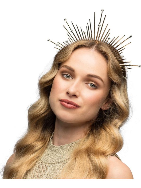 Metalen Halo Festival Kroon Dames