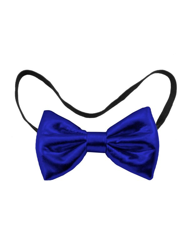 Metallic Blauwe Vlinderstrik