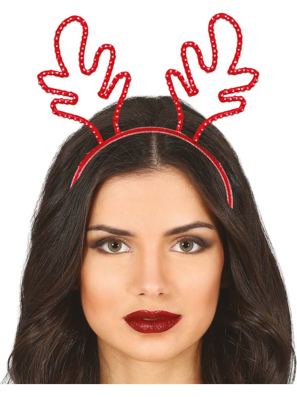 Metallic Kerst Rendier Haarband