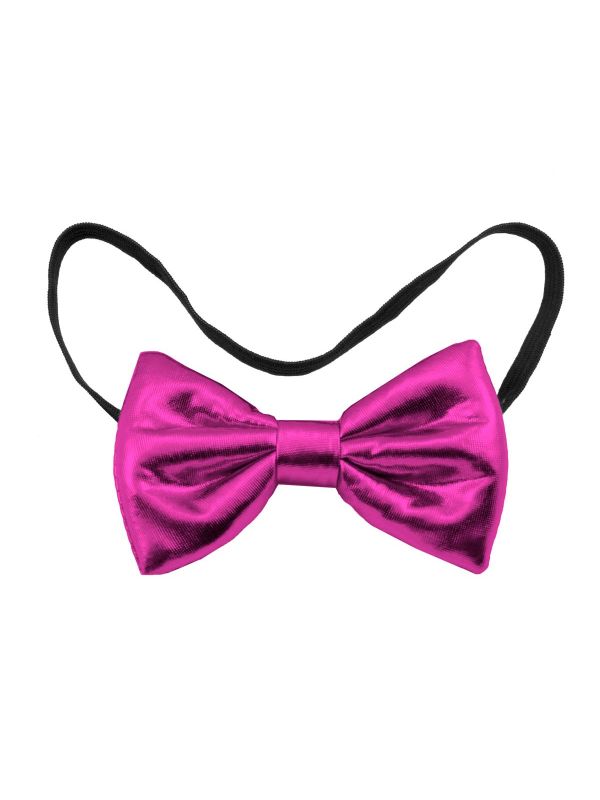 Metallic Roze Vlinderstrik