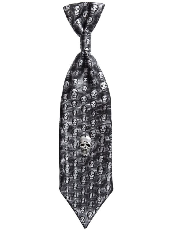 Metallic Schedel Stropdas