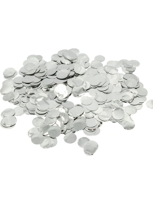 Metallic Zilveren Confetti 30G