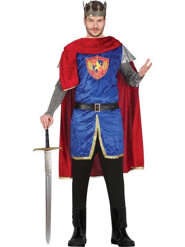 Middeleeuwse Koning Kostuum Man