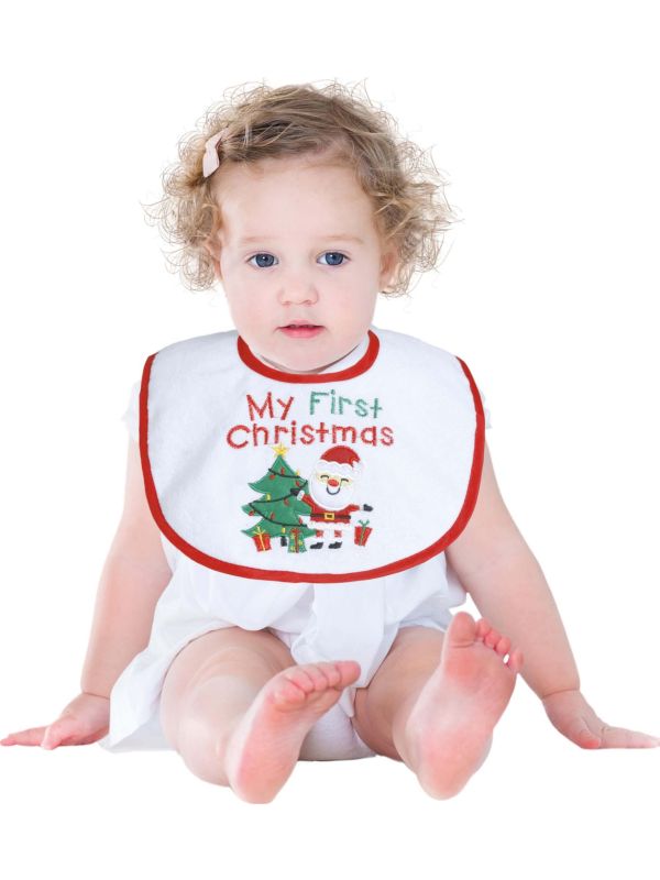 Mijn Eerste Kerst Baby Slabbetje